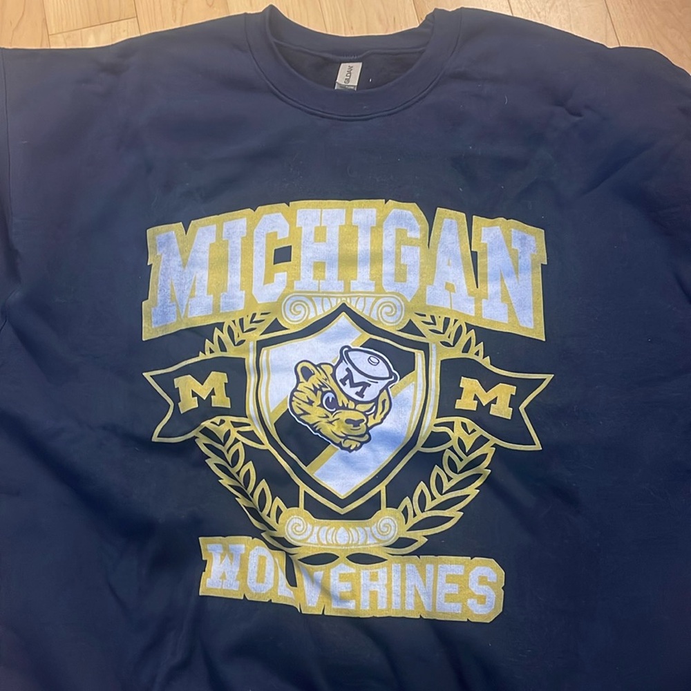 University of Michigan sweatshirt